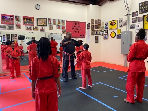 Beginning of the belt ceremony